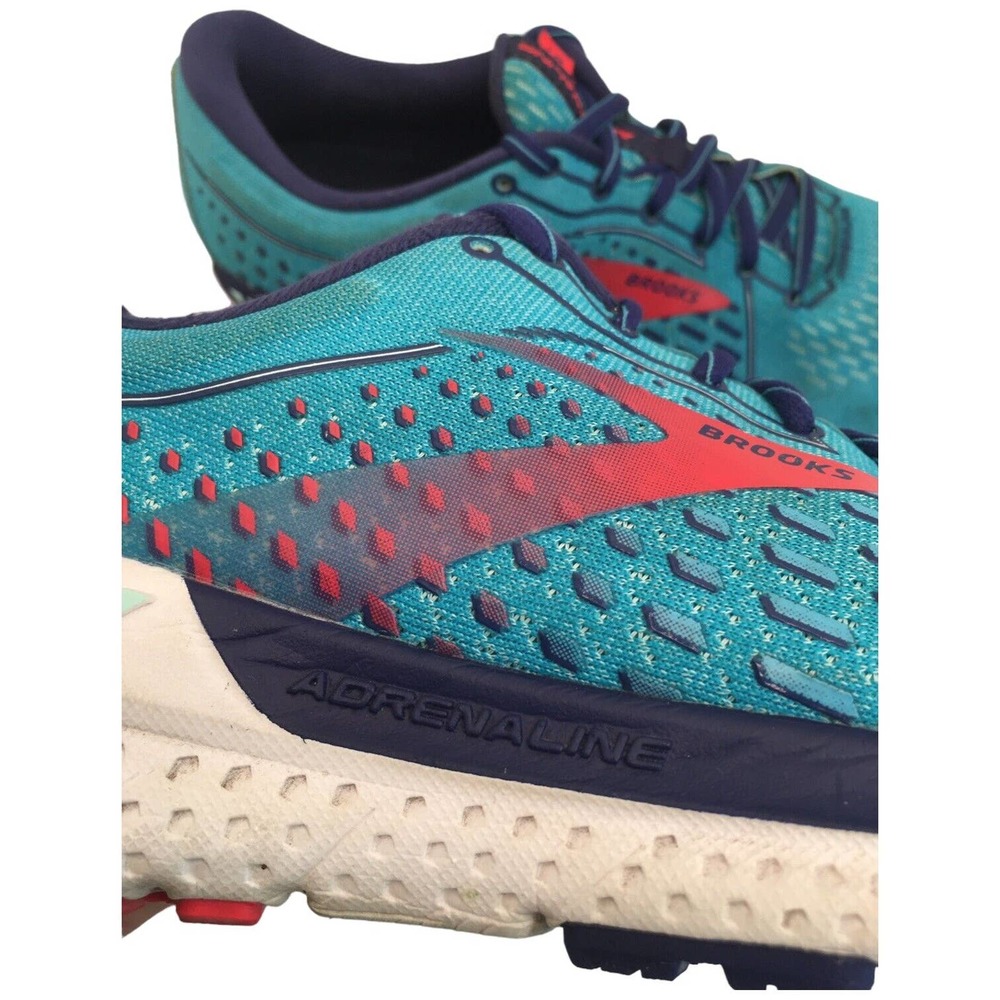 Brooks Womens Adrenaline 21 Guiderails DNA Loft Cushion Support Teal Green 10 - Picture 9 of 10